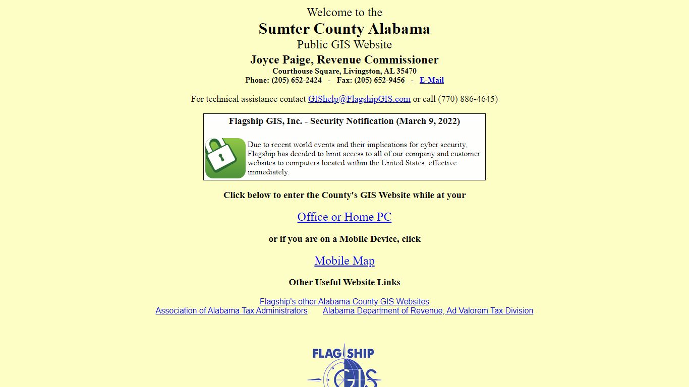 Sumter Public GIS Index